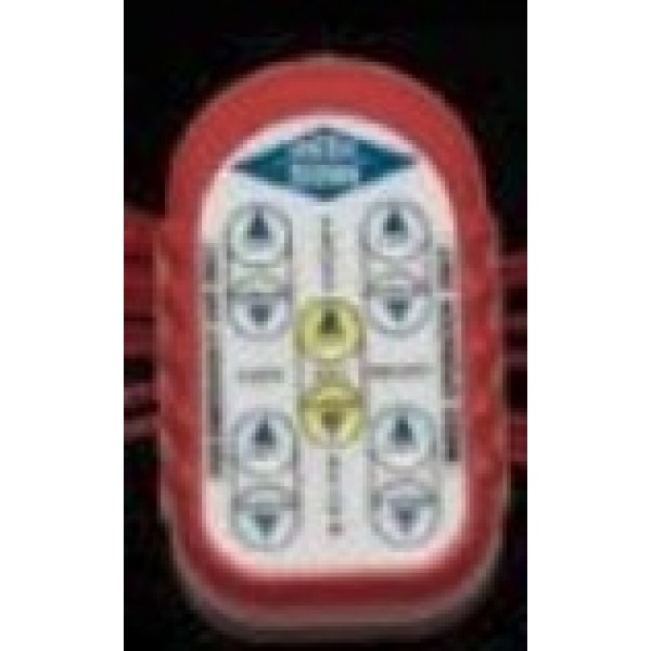 36464 Transmitter/Remote, Red Emergency, Model OSI-433N - 4 Function - Red
