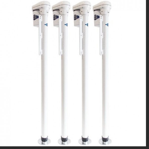 Electric Jacks with controls - 4 Pack - White