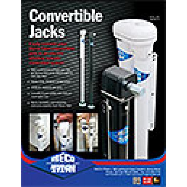 Convertible Jacks (White) - 4 Pack
