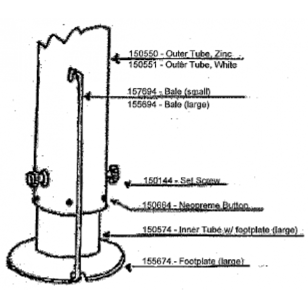 Outer Tube -White