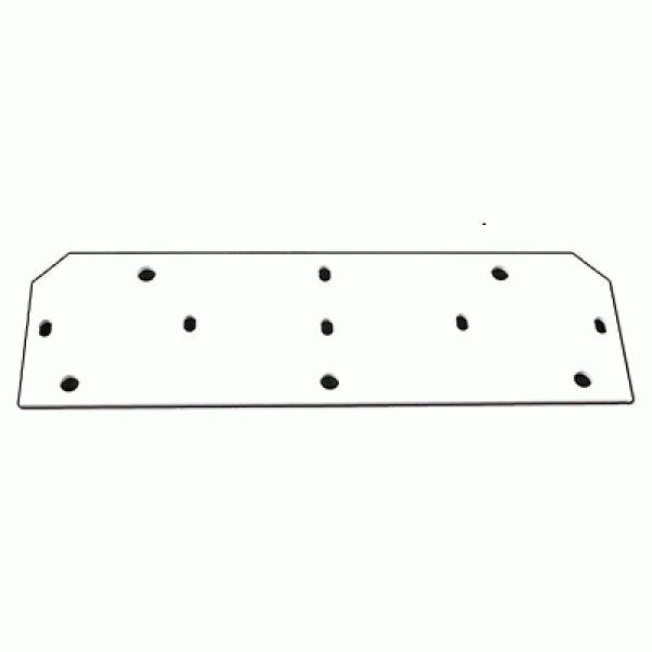 Flat Bracket for 13" Wide Corner Bracket - White