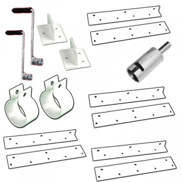 Narrow Bracket Kit (White) for Mechanical Jacks