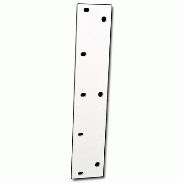 Flat Plate for 13" Standard Corner Bracket -White